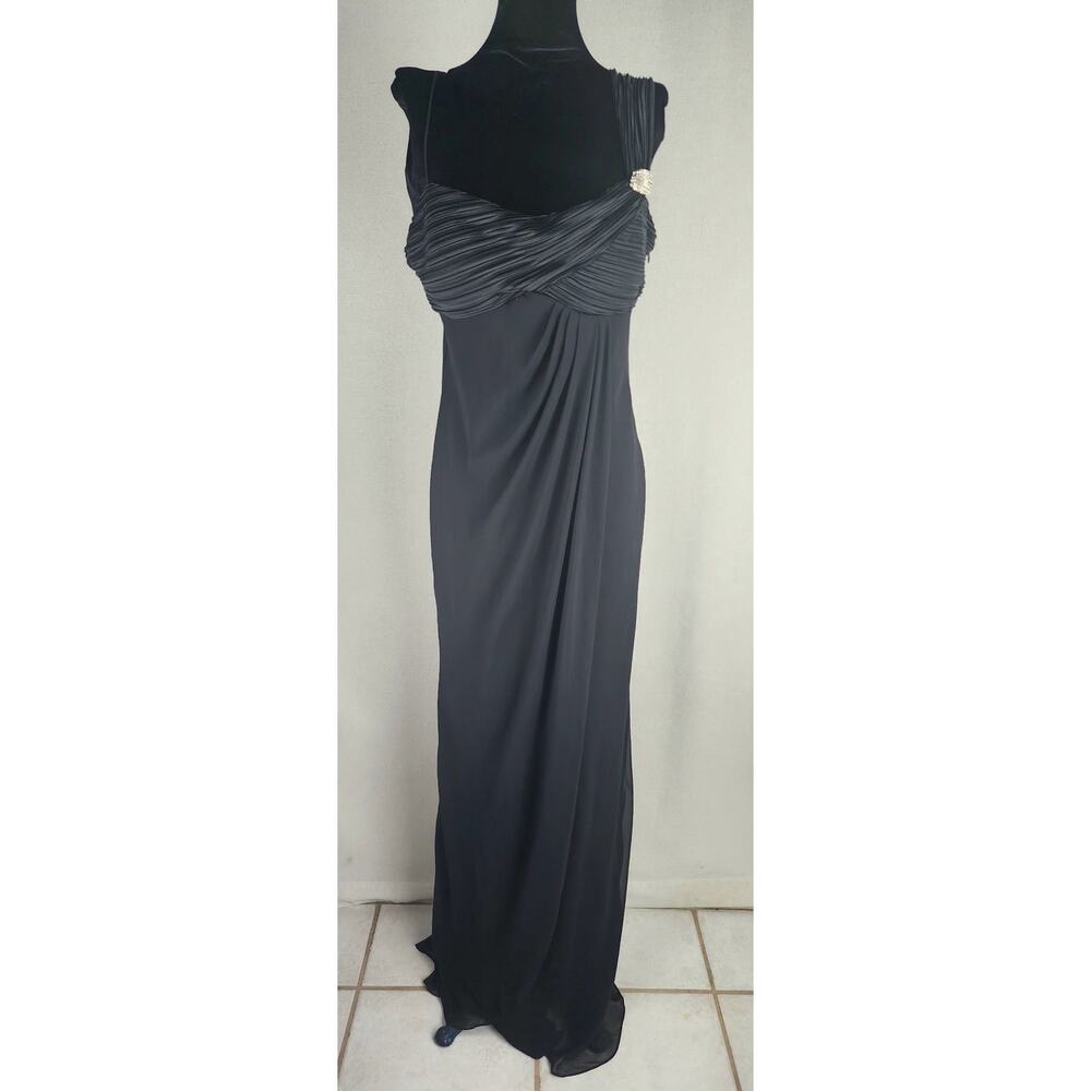 Vintage Maria Bonita Dress Womens M Black Evening Sexy elegant classic romantic